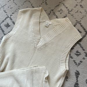 Ivory Knit Vest Women’s | H&M